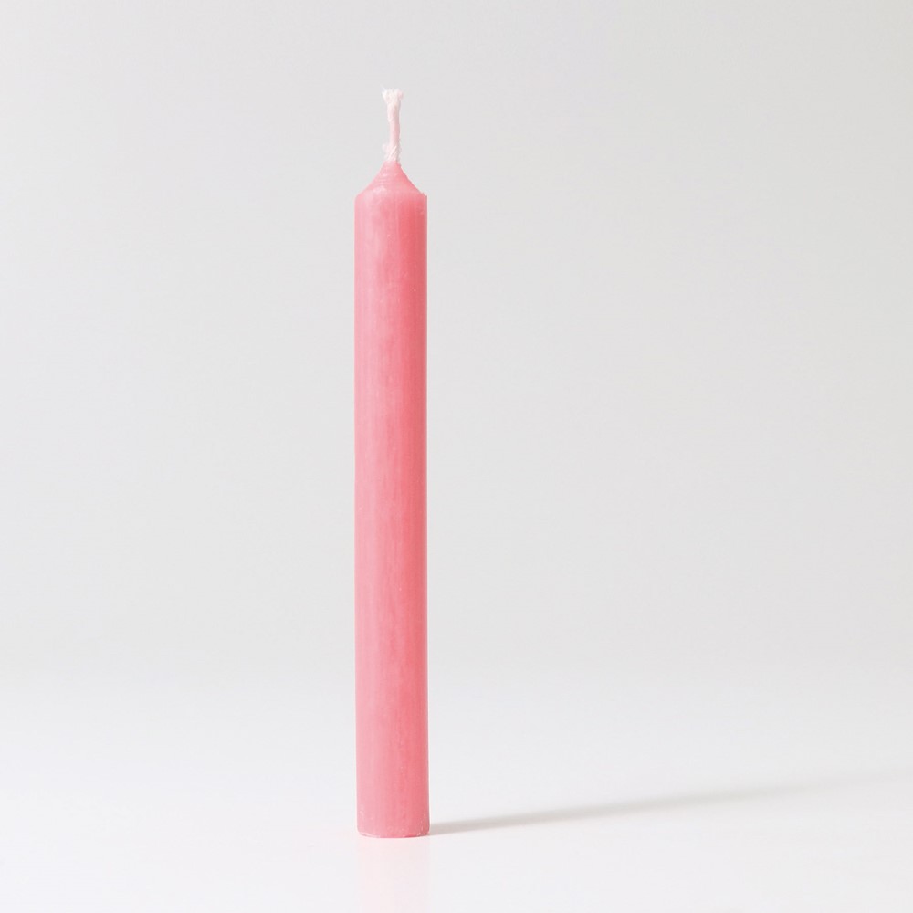 Old Rose Beeswax Candles (10%) VE 12 pcs.
