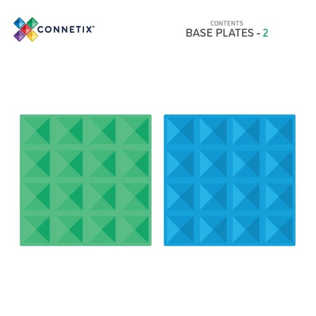 פלטות בסיס – ירוק כחול – Connetix