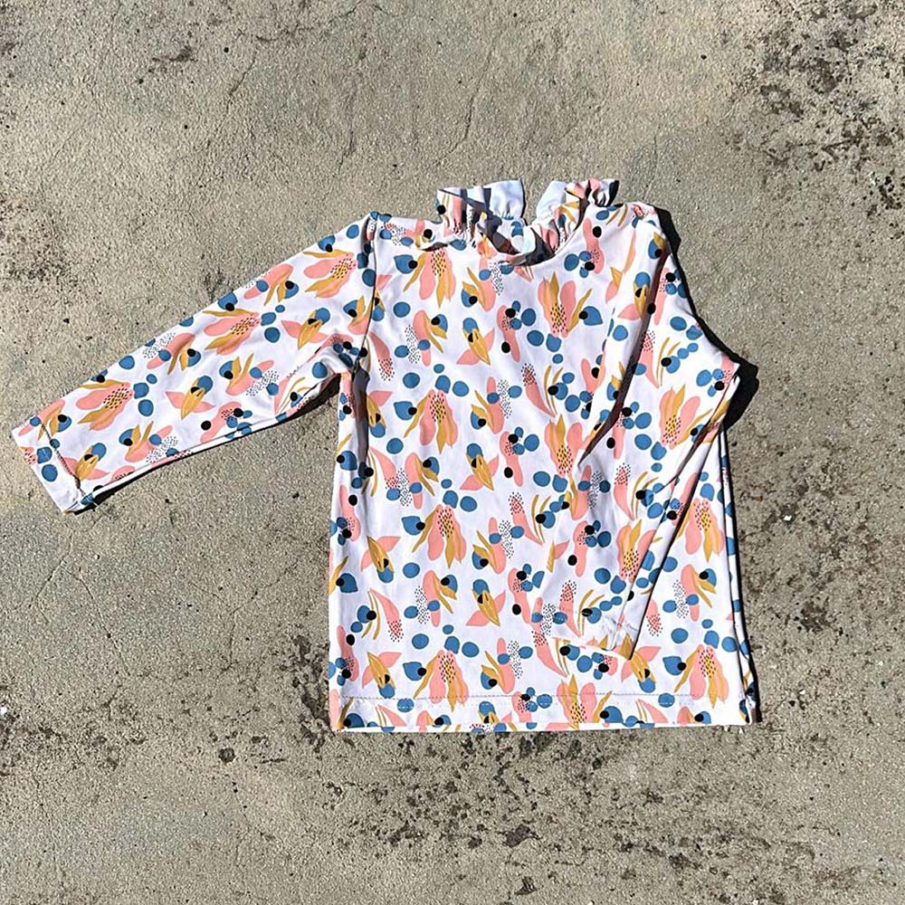 חולצת בגד ים פרחונית לפעוטות – Koku