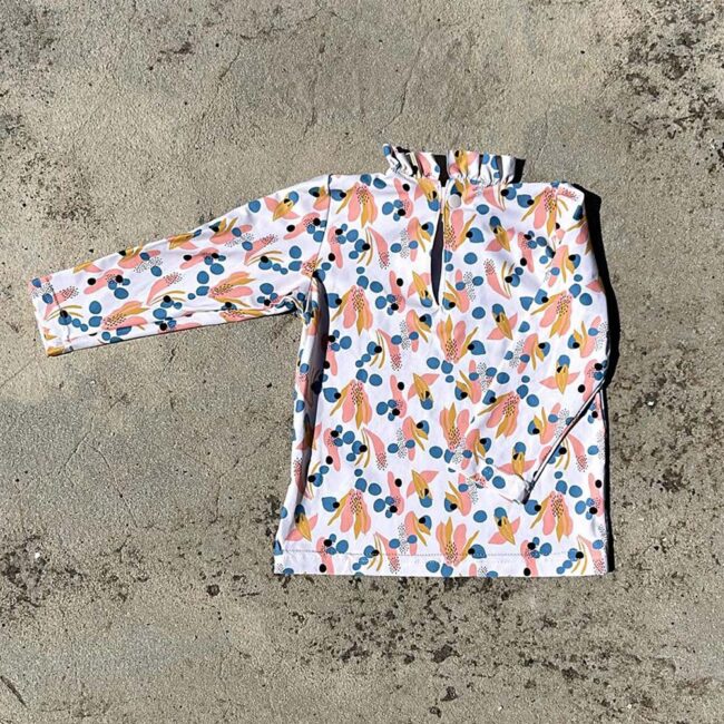 חולצת בגד ים פרחונית לפעוטות – Koku