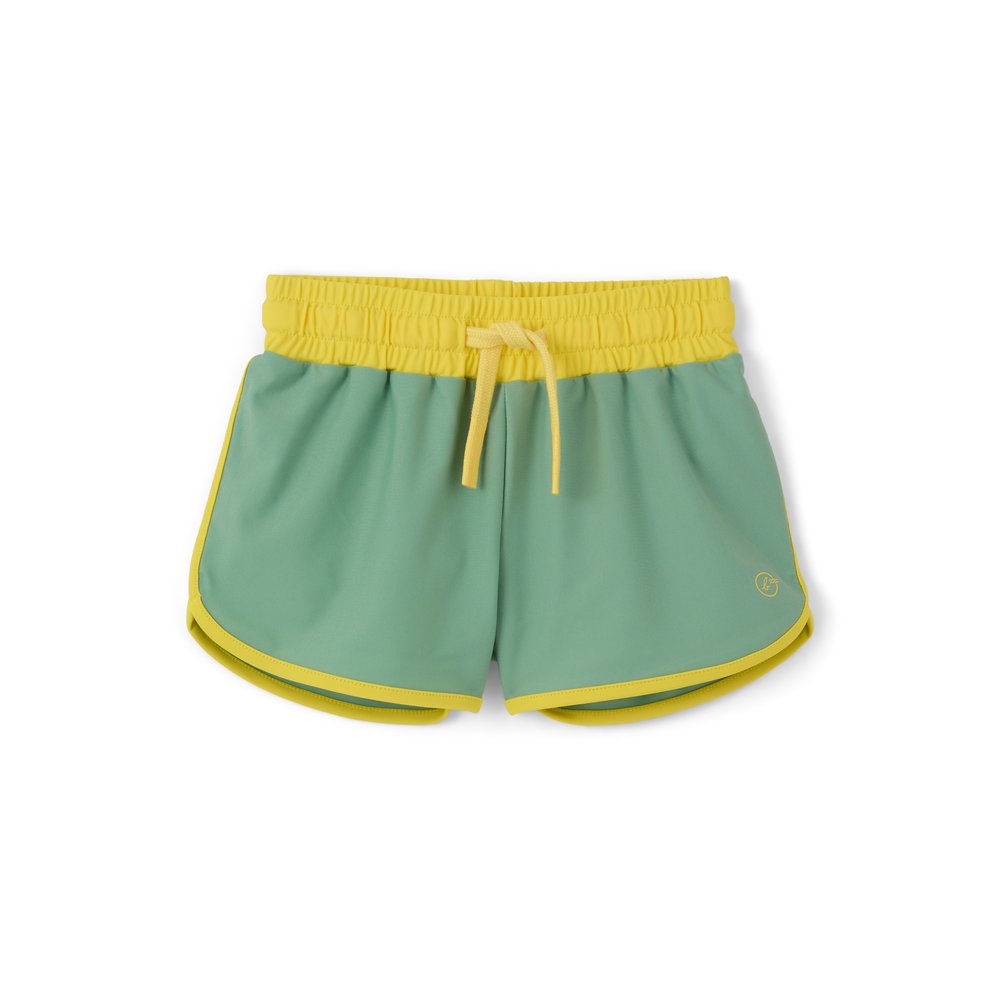 מכנסי בגד ים דגם קיווי – ירוק צהוב – Baines