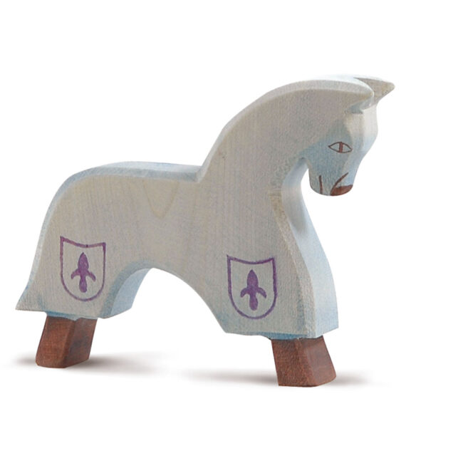אביר סגול רוכב על סוס כחול  – Ostheimer