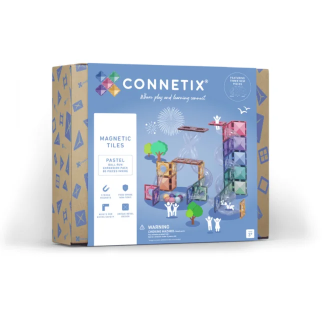 סט הרחבה למסלול כדורים פסטל  – Connetix