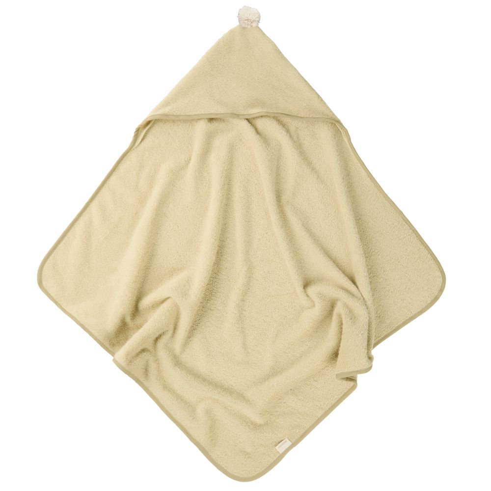 So Cute Baby Bath Cape Green Tea Nobodinoz 2 8435574937698