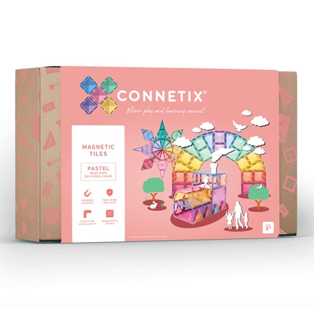 סט מגה - פסטל - Connetix