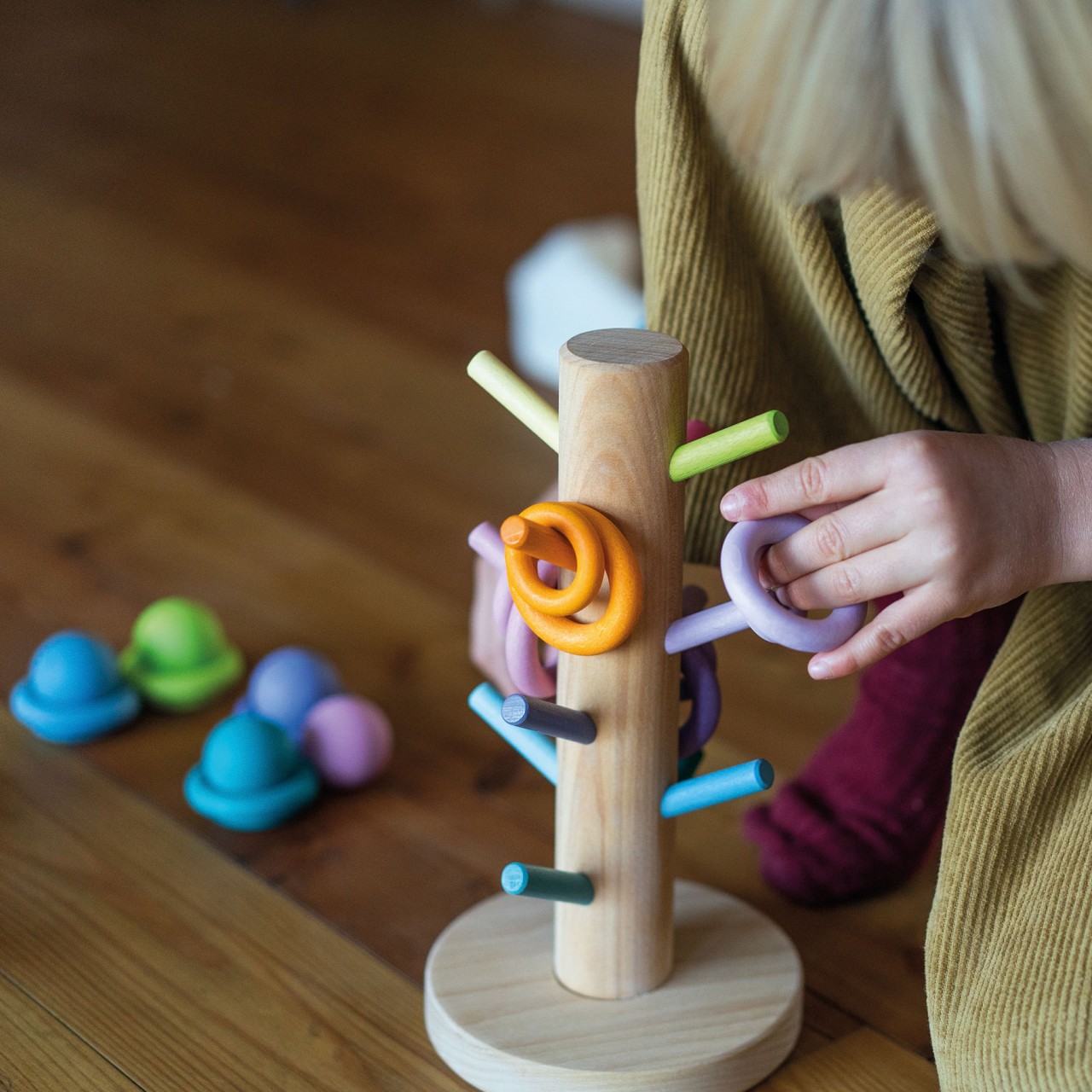 Sorting Helper Building Rings Pastel6
