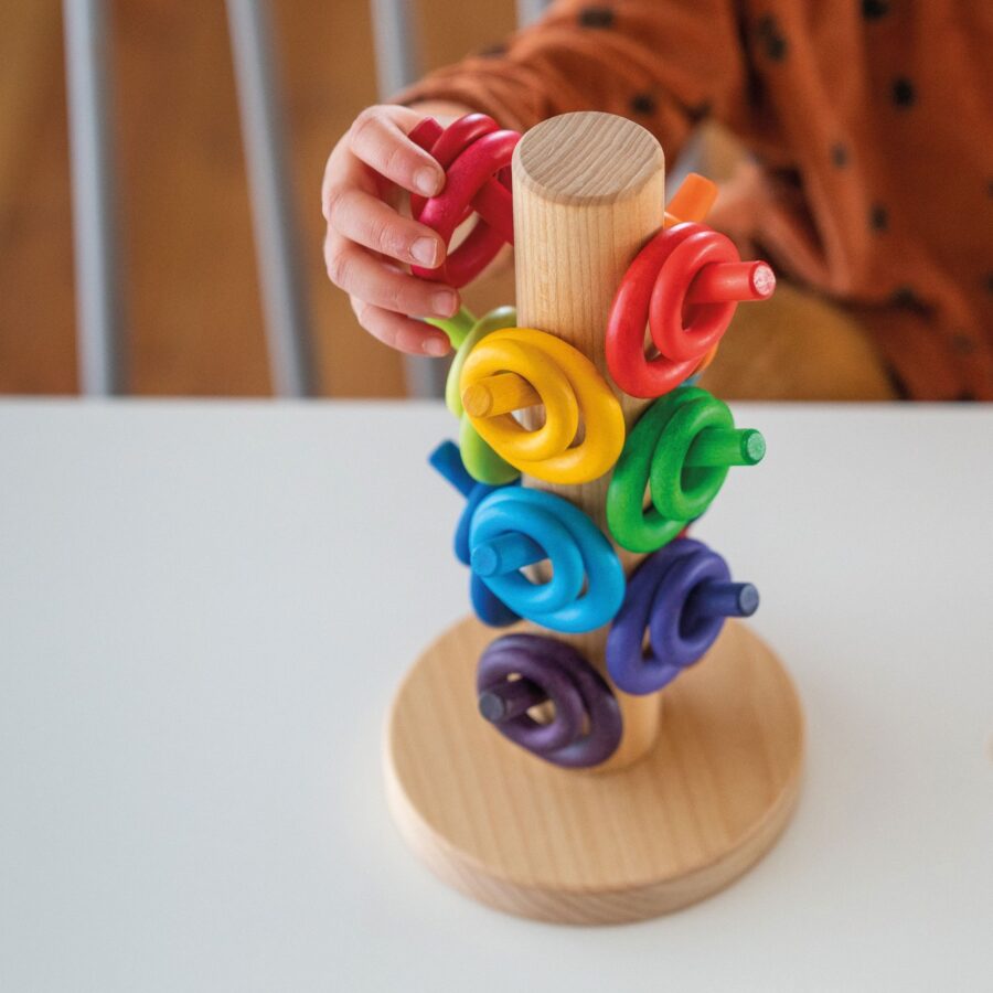 Sorting Helper Building Rings Rainbow3