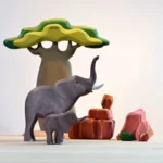 Bumbi Bimbi Elephants And Savanna Rocks Set3651.webp