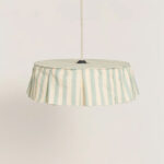 Vibes Lampshade Diameter 40cm Turquoise Stripes Nobodinoz 1 8435574935649.jpg