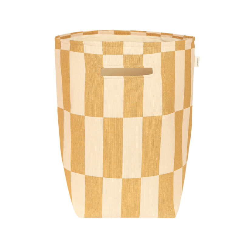 Vibes Large Storage Basket Mustard Sand Tiles Nobodinoz 1 8435574935083.jpg