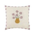 Vibes Square Cushion Linen Lilac Checks Flowers Nobodinoz 1 8435574934994.jpg