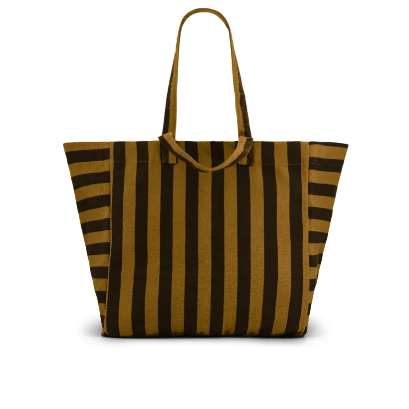 Elisa Stripe Cumin Black