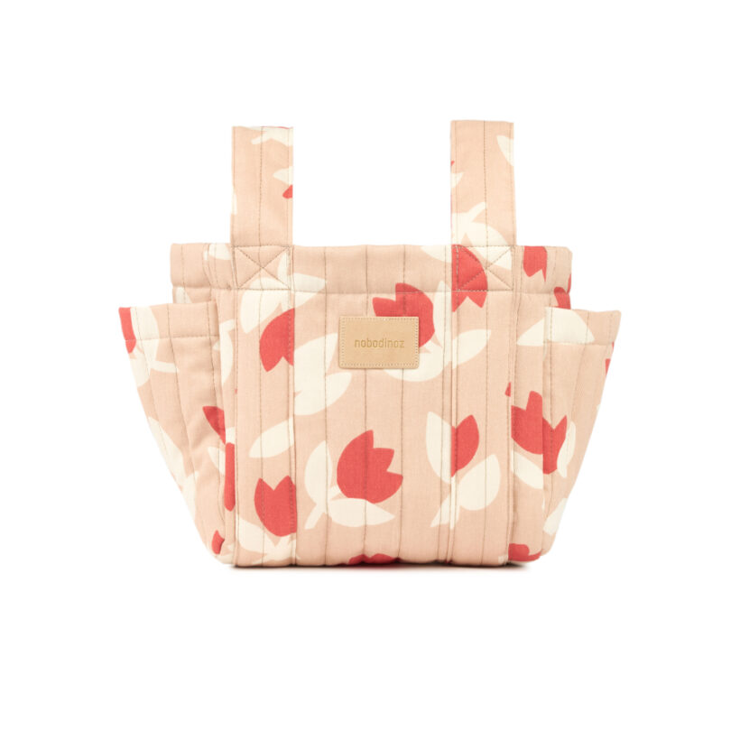 Hyde Park Stroller Organizer Red Tulips Nobodinoz 2 8435574937629 1.jpg