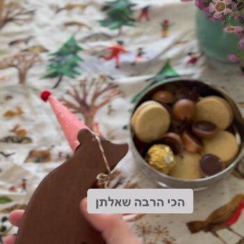 אבל זה שגבע שאלה אותי מאיפה יש לנו כובעים לדובים 🙄 הללווו!!! כובעים מכינים לבד💪✨