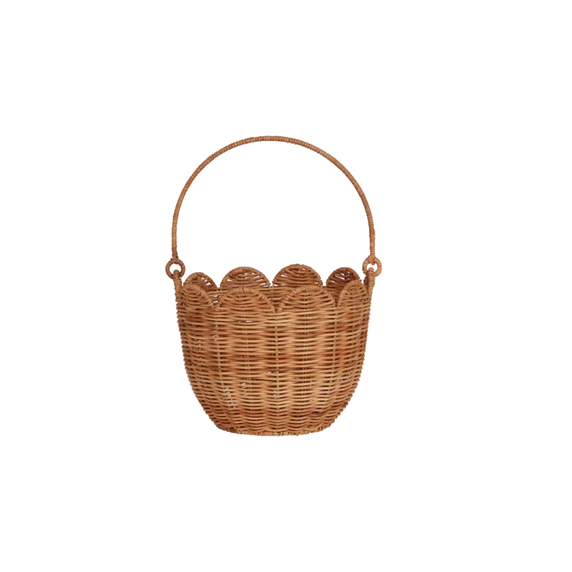 Rattan Tulip Carry Basket
