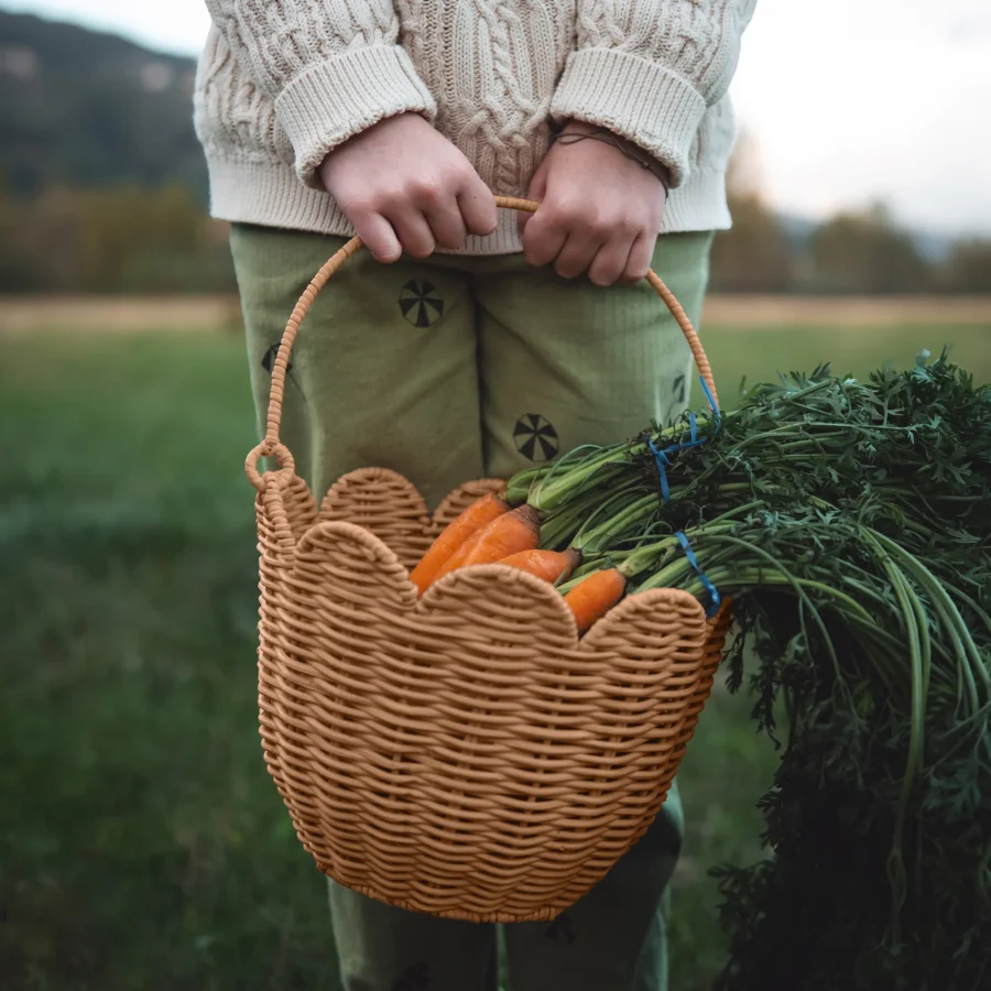 Rattan Tulip Carry Basket2