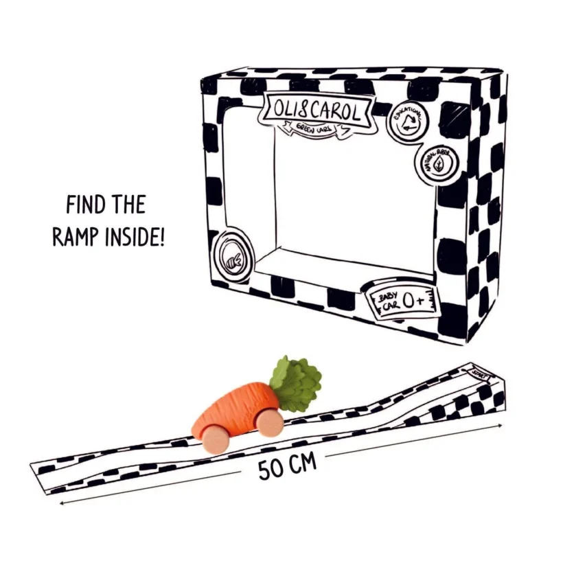 Cathy The Carrot Baby Car Toy2