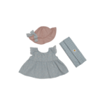 Dinkum Doll Petal Picnic Outfit Set Teal Medium