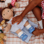 Dinkum Doll Petal Picnic Outfit Set Teal2 Medium