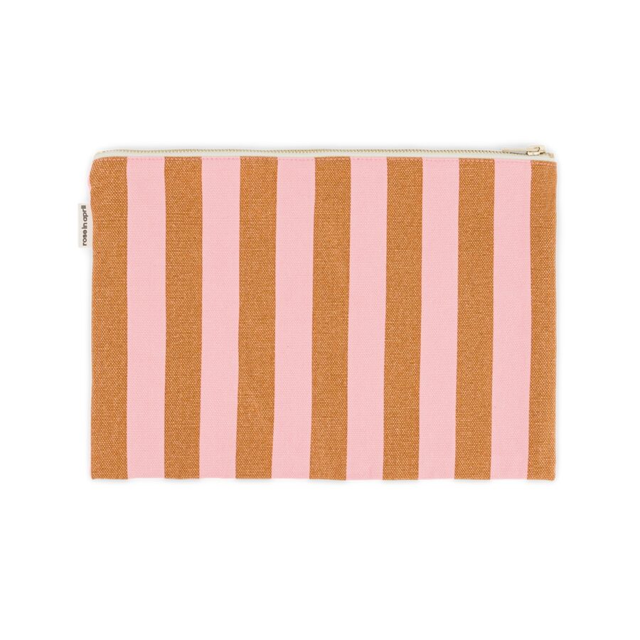Lili Pack Of 2 Handbags Stripes Strawberry Caramel