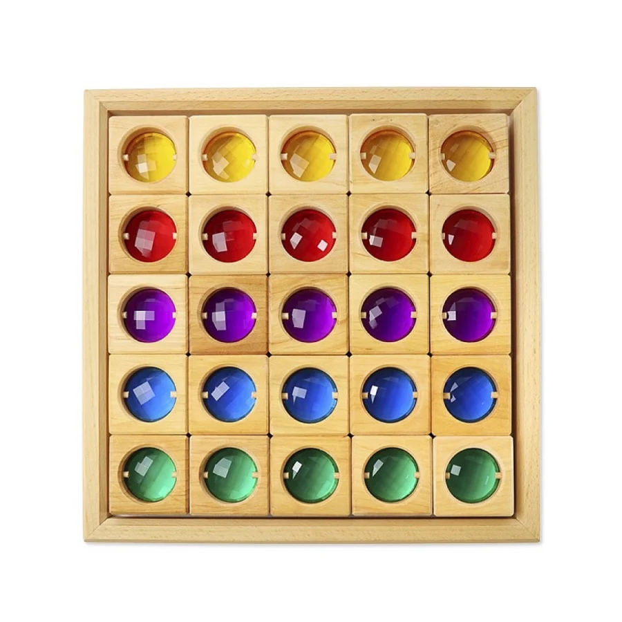 Set Of Transparent Cubes 25 Pieces