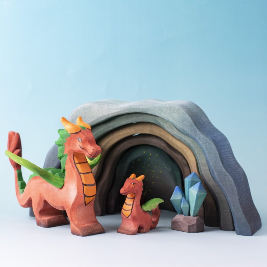 Dragons And Cave Set~8072