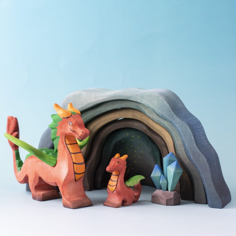 Dragons And Cave Set~8072