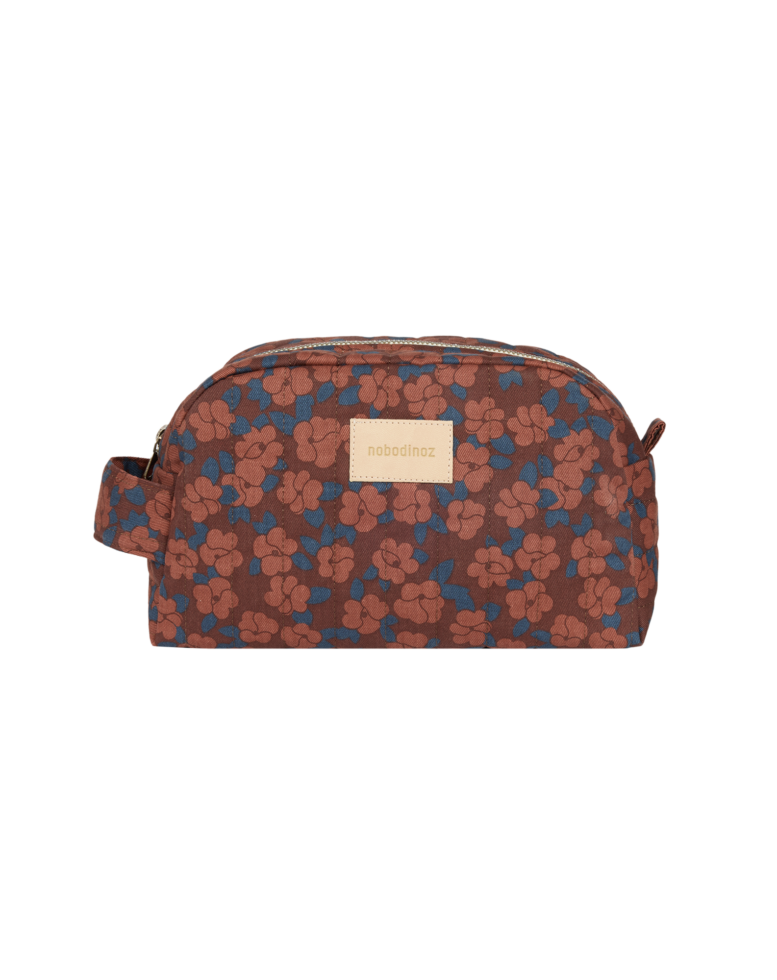 Hyde Park Vanity Case Maroon Poppies Nobodinoz 2