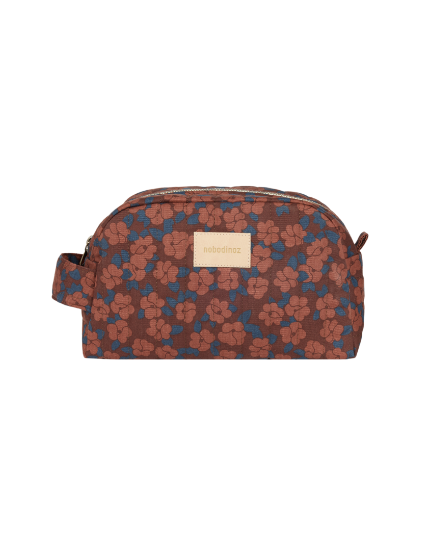 Hyde Park Vanity Case Maroon Poppies Nobodinoz 2