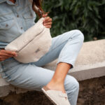 Mama Hangs Fannypack Bloom Bag Jacquard Palm Écru 3054