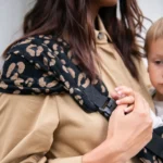 Mama Hangs Portage D Appoint Porte Bb Hanche Made In France Black Leopard