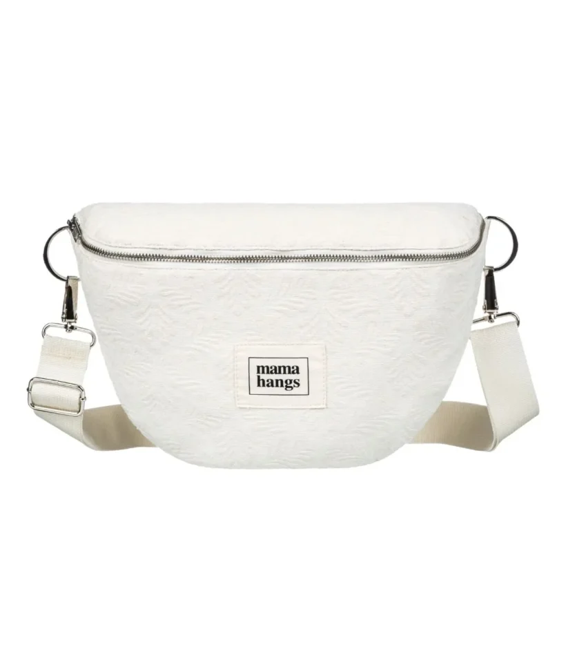 Mama Hangs Banane Organisateur De Bebe Bloom Bag Fabrique Au Portugal 1080 1280 Jacquard Francais Ecru Face 65