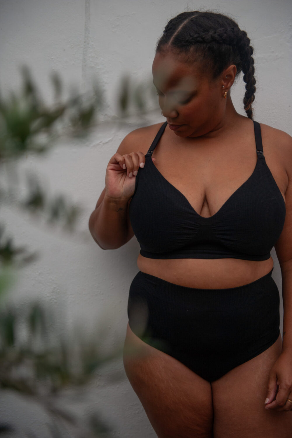 Mama Hangs Brassiere D Allaitement Essential Noir Micromodal Made In Portugal 8425