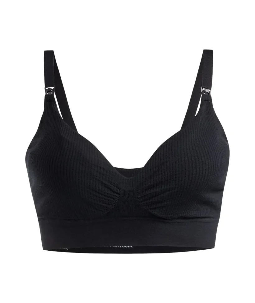 Mama Hangs Essential Bra Soutien Gorge Allaitement Fabrique Au Portugal Micromodal 1080 1280 Noir