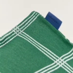 Vibes Long Beanbag Adult Green White Windowpane Nobodinoz 4 8435574940605