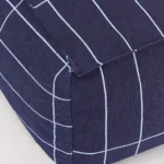 Vibes Long Beanbag Adult Navy Blue Grid Nobodinoz 3 8435574940582