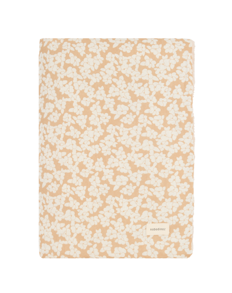 Wabi Sabi Muslin Baby Winter Blanket Golden Brown Sakura Nobodinoz 1 8435574940292 1 2