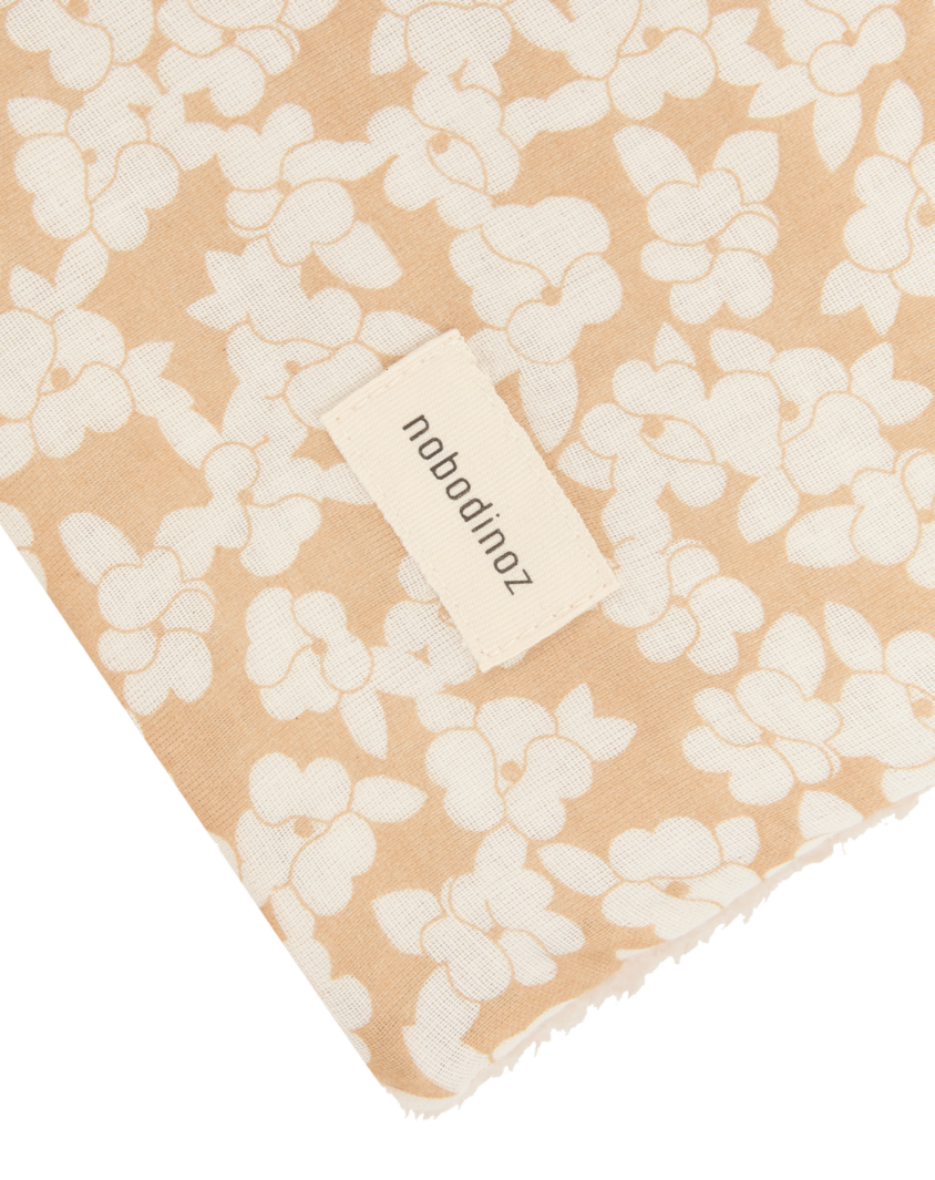 Wabi Sabi Muslin Baby Winter Blanket Golden Brown Sakura Nobodinoz 4 8435574940292 Wabi Sabi Muslin Baby Winter Blanket Golden Brown Sakura Nobodinoz 4 8435574940292