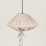 Yumi Lampshade Diameter 50cm Carmine Grid Nobodinoz 1 1 1