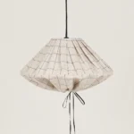 Yumi Lampshade Diameter 50cm Charcoal Grid Nobodinoz 1 Yumi Lampshade Diameter 50cm Charcoal Grid Nobodinoz 1