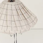 Yumi Lampshade Diameter 50cm Charcoal Grid Nobodinoz 3 Yumi Lampshade Diameter 50cm Charcoal Grid Nobodinoz 3
