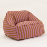 Ziggy Long Beanbag Adult Pink Curry Stripes Nobodinoz 1 8435574940506 1