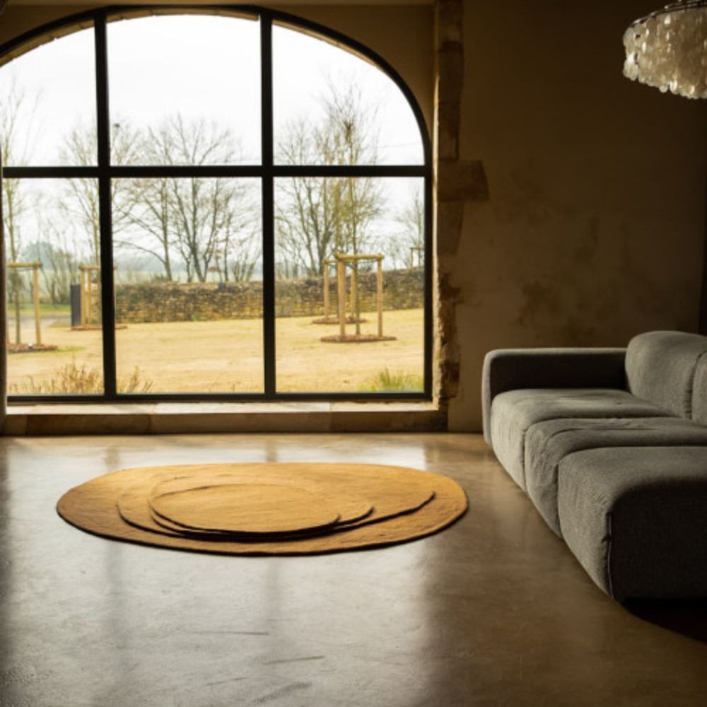 Caramel Pebble Rug Large (4)