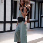 Mama Hangs Fannypack Bloombag Palm Noir 0671