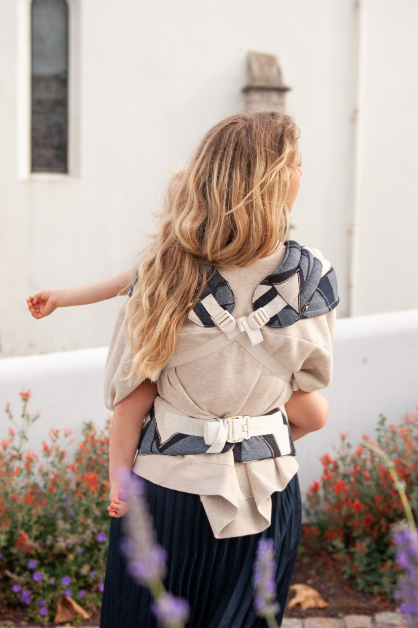 Mama Hangs Porte Bébé Carry&bloom Jacquard Indigo 824 1236 9