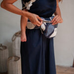 Mama Hangs Porte Bébé Carry&bloom Jacquard Indigo 1466