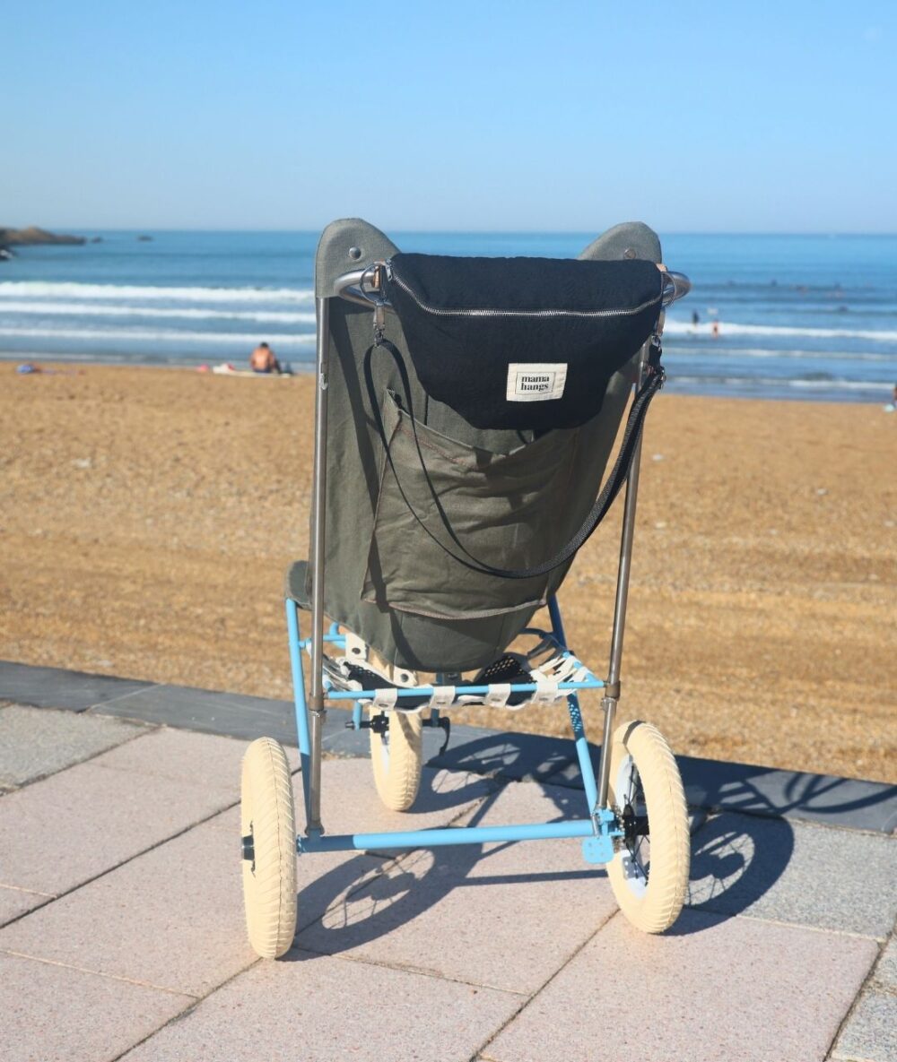 Mama Hangs Banane Organisateur De Bebe Bloom Bag Fabrique Au Portugal 1080 1280 Jacquard Francais Noir 89