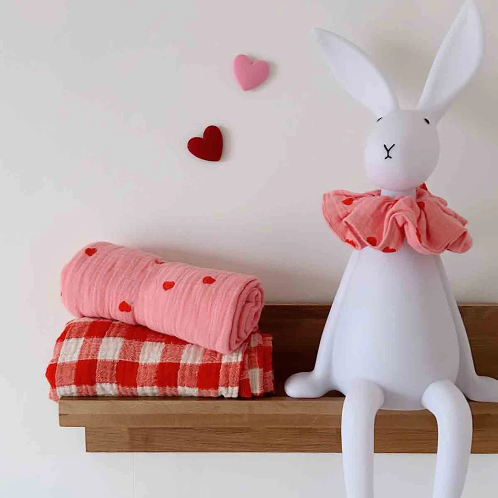 Bianca Heart Flamingo Vichy Red Rabbit Lamp Joseph Chouchou Heart Flamingo 2