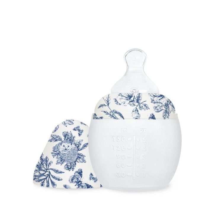 Biberon Élhée X Tartine & Chocolat 150 Ml Toile De Jouy Bleu 0m+ (2)