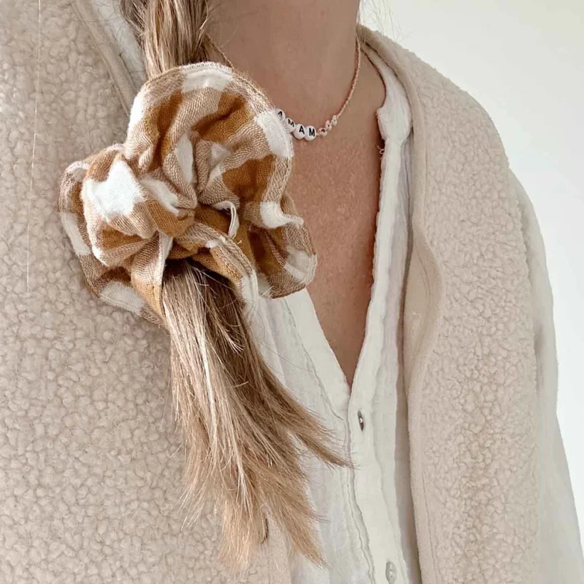 Chouchou Vichy Caramel
